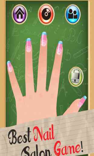 Mon Style de Manucure Lycée Fashion Nails BFF Sparkles Club Game - Free App 4