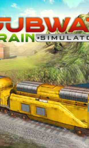 Subway Train Simulator 3D - Locomotive à vapeur Simulation pour le transport de passagers 1
