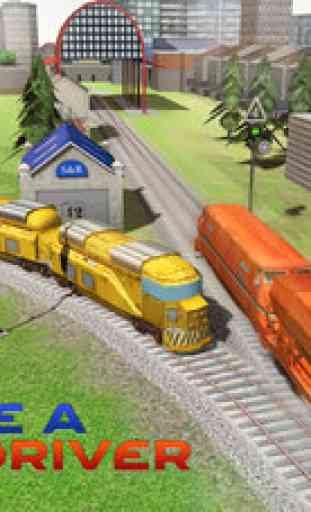 Subway Train Simulator 3D - Locomotive à vapeur Simulation pour le transport de passagers 3