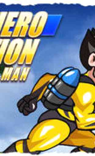Super Hero Action JetPack Man - Best Super Fun Mega Adventure Race Game 1