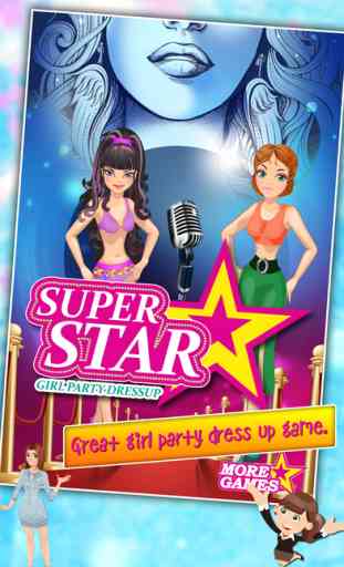 super star party girl dress up - piscine, formel, fêtes sur la plage et tapis rouge défilé de mode jeu 1