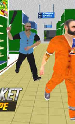Supermarché Prison Échapper 3D: police de Chase et conduite de camion Jeu 1