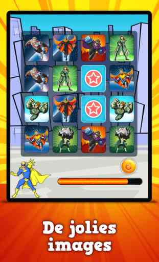 Les super héros : jeux de paires pour enfants 4
