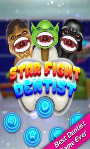 Peu étoiles Dentiste et Petite Fou Docteur Clinique 1