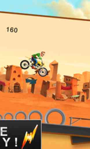 Stick-man Motocross- Stunt Biker Rivals 3