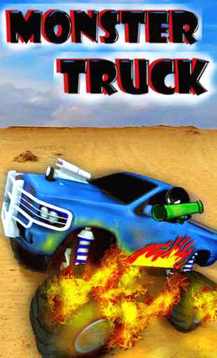 Stickman Monster Truck - Crush Zombie Face Free 1