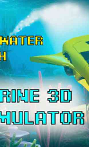 Submarine Car Underwater 3D AR Simulator 1