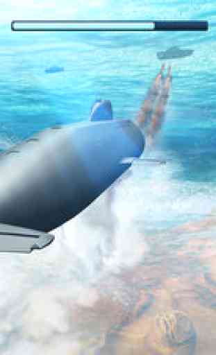 Submarine Grève Guerre 3D - Naval Warfare Torpedo Zone 3