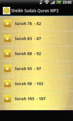 Cheikh Sudais Coran MP3 1