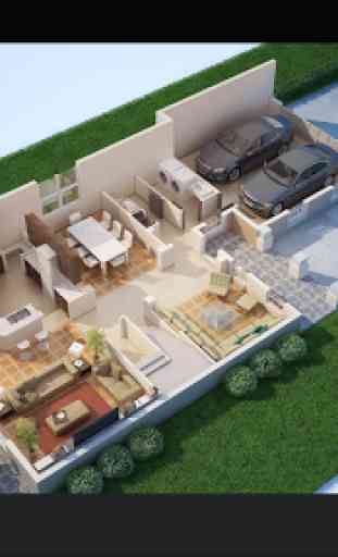 Plans de maison 3D 3