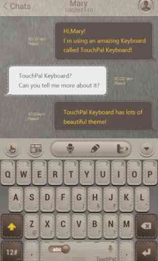 TouchPal Leather Theme 2