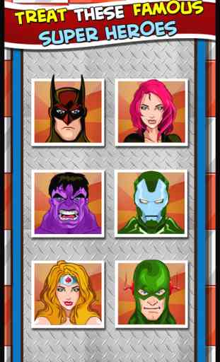 Superhero Hopital : A toi de guérir ton super hero malade tu es docteur en clinique et chirurgie jeu médecin pour enfant fille et garcon 4