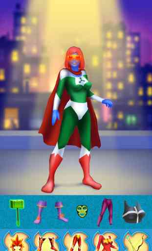 Superheroes Fille! - Les Filles Puissance Mode et Style du Jeu des Costumes de Rêve 4