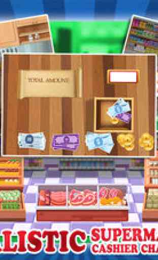 Supermarché caissier - gérer la caisse enregistreuse dans ce jeu de simulation pour les enfants 2