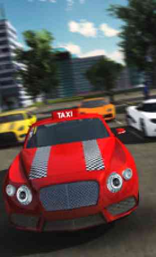 Taxi Cab 3D Driver Simulator - Une conduite de voiture folle et amusant et un parking défi jeu 3