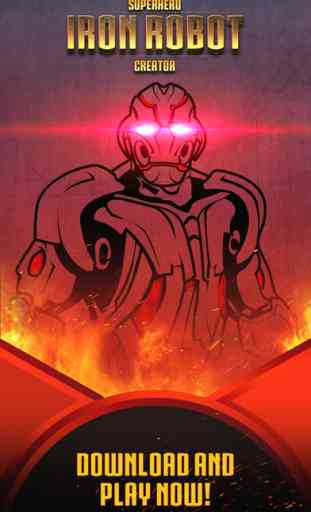 Superhero Iron Robot Creator for Avengers Iron-Man 3