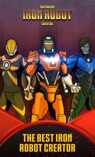 Superhero Iron Robot Creator for Avengers Iron-Man 4