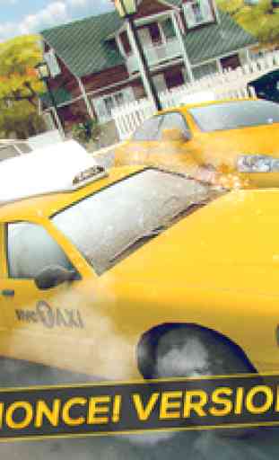 Taxi Chauffeur Extrême Jeu de Voiture de Course 3D 1