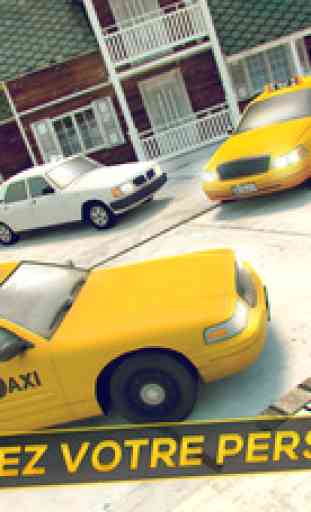 Taxi Chauffeur Extrême Jeu de Voiture de Course 3D 4