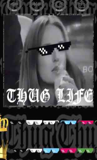 Thug Life fabricant de sticker photo editor 2