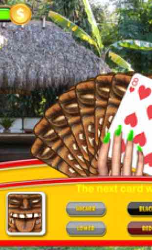 Ace Tiki Beach Friends Plus HD : le jeu de cartes HiLo Fresh Deck Poker Blast Pro 2