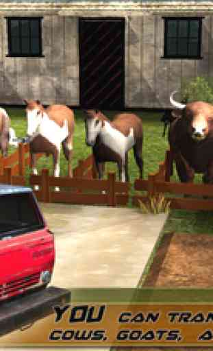 camions de transport: animaux de la ferme et des bétails 2