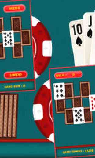 Tri Peaks Solitaire - Card Game Full Deck 2
