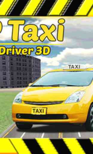 Chauffeur de taxi VIP simulateur 3D de ville - parking et passagers pick & drop 1
