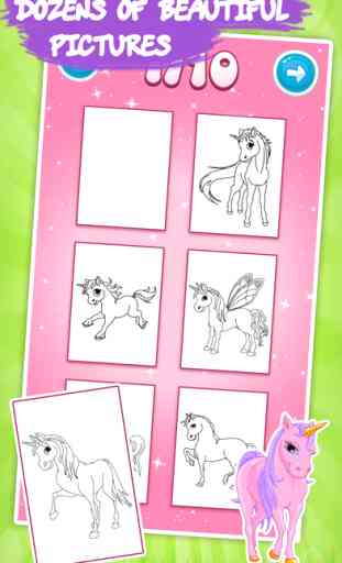 Licornes livre de coloriage pour les petits enfants: dessin et des jeux de peinture pour enfants 3