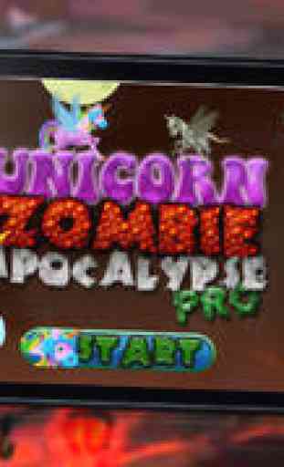 Unicorn Zombie Apocalypse PRO - un jeu de Zombie gratuit! Unicorn Zombie Apocalypse PRO - A Free Zombie Game! 4