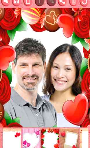 Valentine Love cadres - Photo Editor pour mettre vos photos de Valentine d'amour dans des cadres d'amour romantique 4