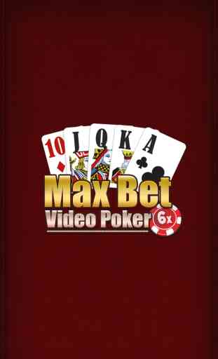 Vidéo Casino Deluxe Carte Jeux Gratuits de Poker - Gagner Au Pari Tableau de Prime Chance Max 1