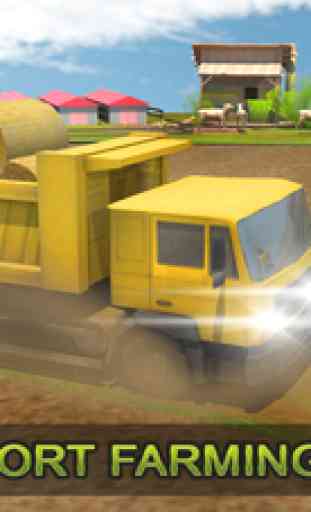 ferme de village tracteur: Truck Simulator pilote 2,016 4