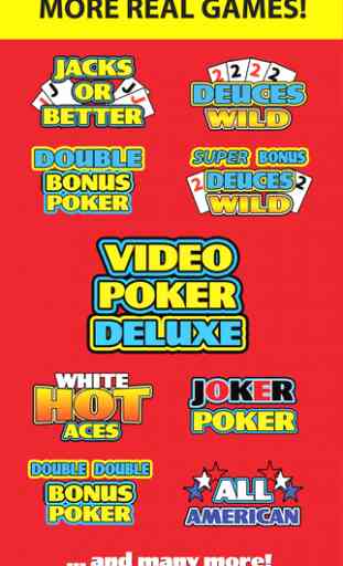 Video Poker Deluxe -  Vidéo Poker à Las Vegas 2