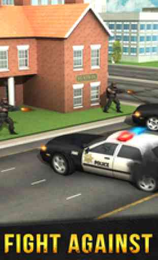 ville urbaine voiture gangs guerres de criminalité 3D 4