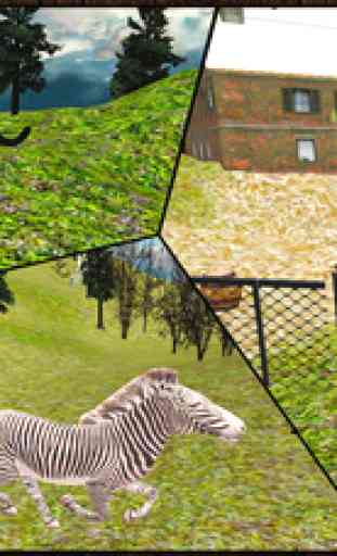 Attaque de panthère noire sauvage simulateur 3D - chasser le zèbre, cerfs et autres animaux en safari 1