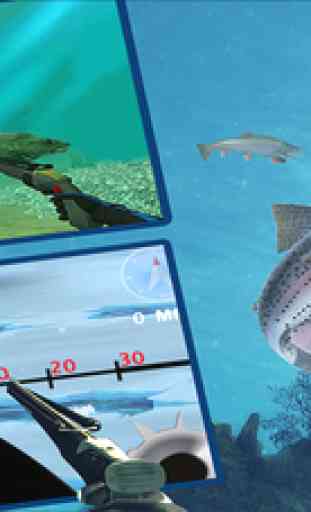 blanc truite lance pêche défi : joue deap mer l'hiver poisson à la chasse gratuit 3