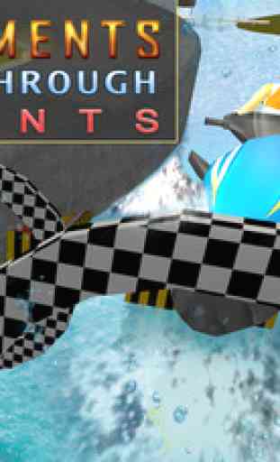 Eau Jet Ski Riptide 3D - cascades en bateau de vitesse et simulateur navire de wipeout 1