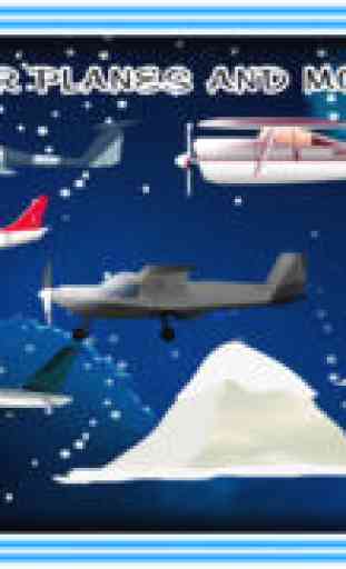 hiver, neige, tempête air avion mayday de vol: le radar a perdu aéroport - édition gratuite 3