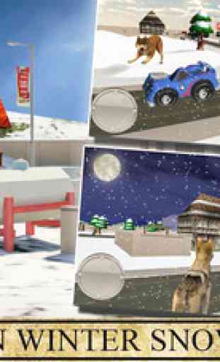 Loup Simulator 3D - Revenge of Beast animaux sauvages et la chasse au gibier d'attaque en hiver Snow Farm 2