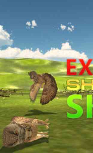 Sauvage simulateur chouette chasseur - tir Extreme et la chasse jungle jeu de simulation 4