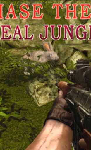 Simulateur de chasseur de lapin sauvage - Tirez animaux de la jungle dans ce jeu de simulation de sniper 4