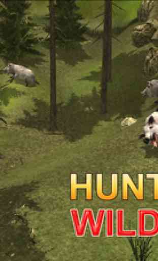 Simulateur sanglier chasseur sauvage - tirer animaux dans le jeu de tir de simulation 1