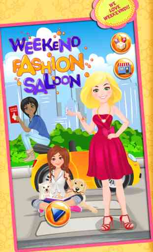 Week-end mode Saloon – fille dress up boutique de styliste et de jeu de salon de relooking star 1