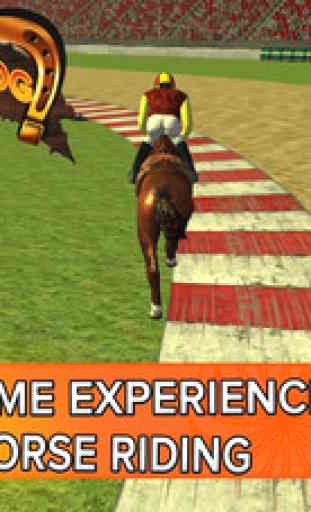 Wild Horse Race Free - Experience the real wild horse Jockey riding & jumping simulation in challenging & ultimate farm field. 2