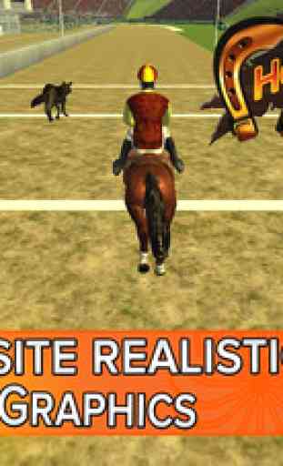 Wild Horse Race Free - Experience the real wild horse Jockey riding & jumping simulation in challenging & ultimate farm field. 3