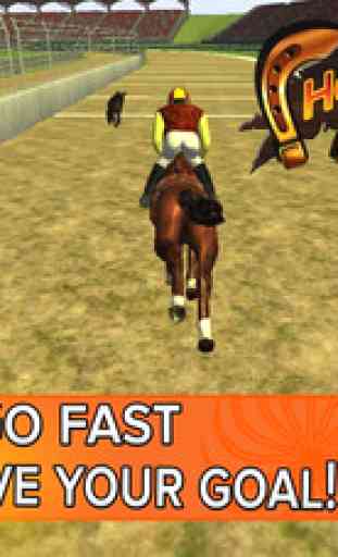 Wild Horse Race Free - Experience the real wild horse Jockey riding & jumping simulation in challenging & ultimate farm field. 4
