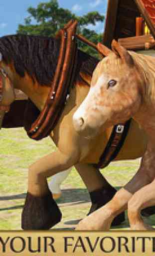 Wild Horse Run Simulator 3D - Jockey réel Equitation et Saut Simulation App dans Montagnes 1