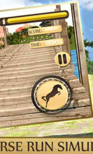 Wild Horse Run Simulator 3D - Jockey réel Equitation et Saut Simulation App dans Montagnes 2