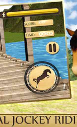 Wild Horse Run Simulator 3D - Jockey réel Equitation et Saut Simulation App dans Montagnes 4